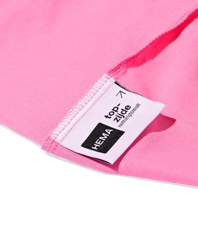 drap-housse 90x200cm coton doux rose vif - 5160009 - HEMA