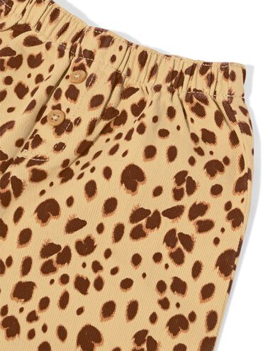 pantalon l&eacute;opard b&eacute;b&eacute; marron - 33051170BROWN - HEMA