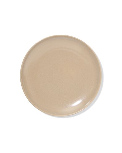 assiette &agrave; d&eacute;jeuner &Oslash; 21 cm PUUR gla&ccedil;ure r&eacute;active beige - 9650174 - HEMA