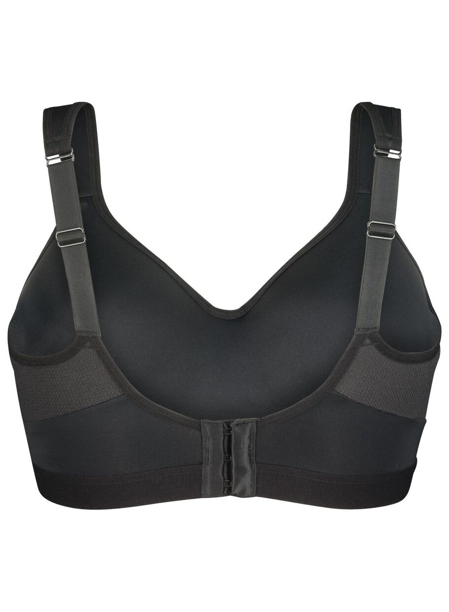padded sports bra heavy black - HEMA
