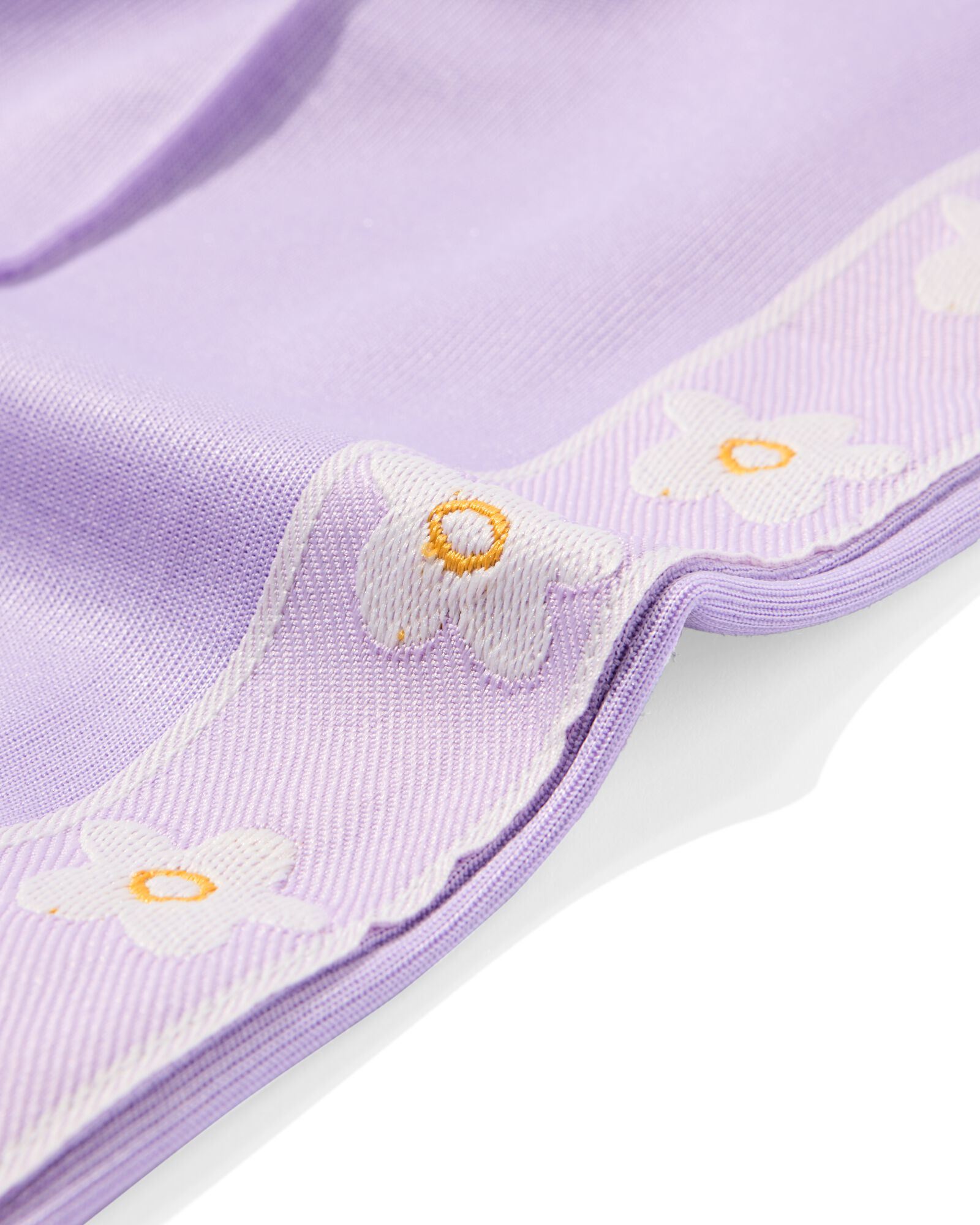 pantalon enfant coupe droite fleurs lilas lilas - 30842617LILAC - HEMA