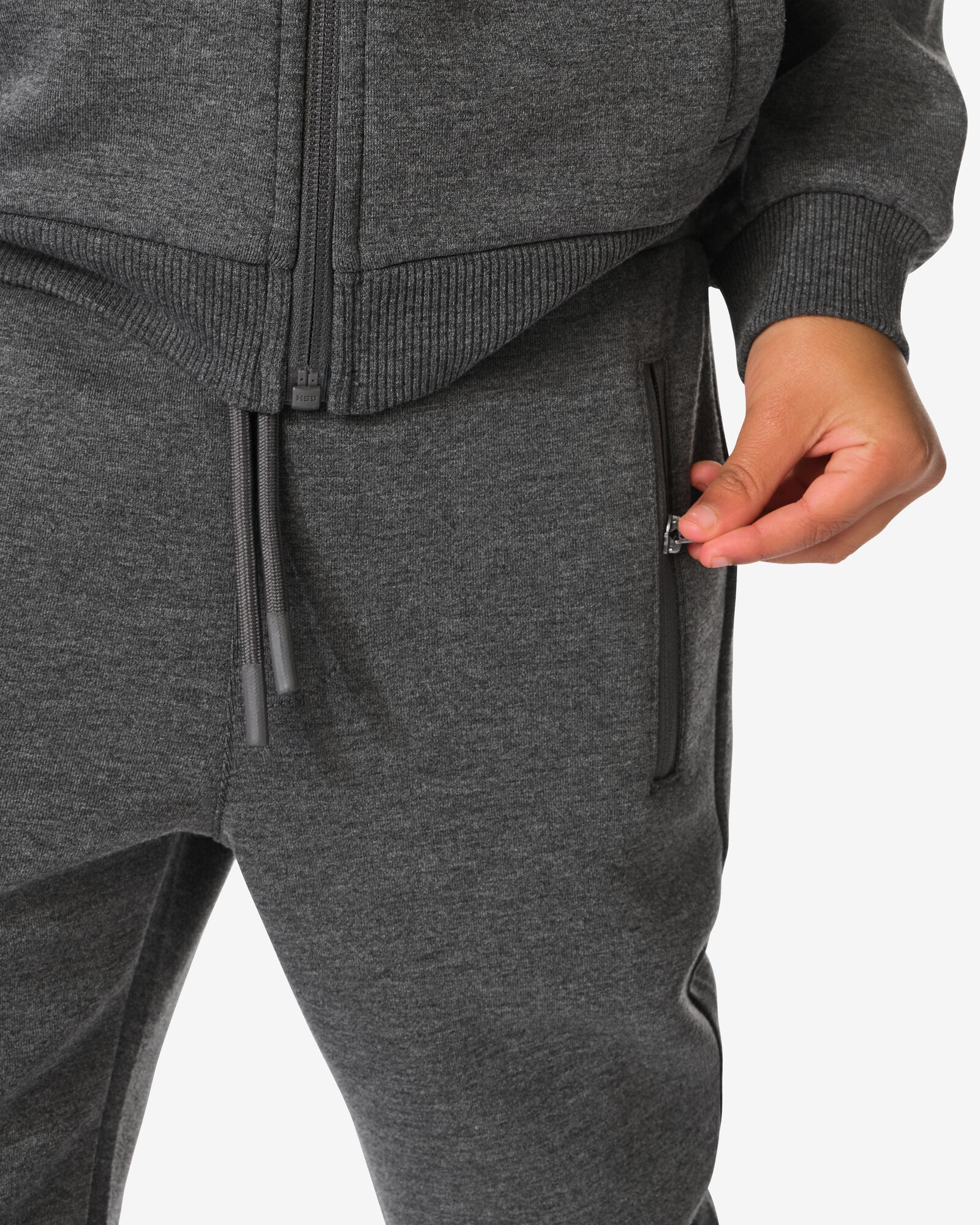 Kinderhose aus Sweatstoff graumeliert graumeliert - 30704008GREYMELANGE - HEMA