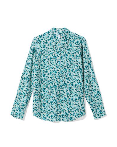 damesblouse Bobbie bloemen beige beige - 36207670BEIGE - HEMA