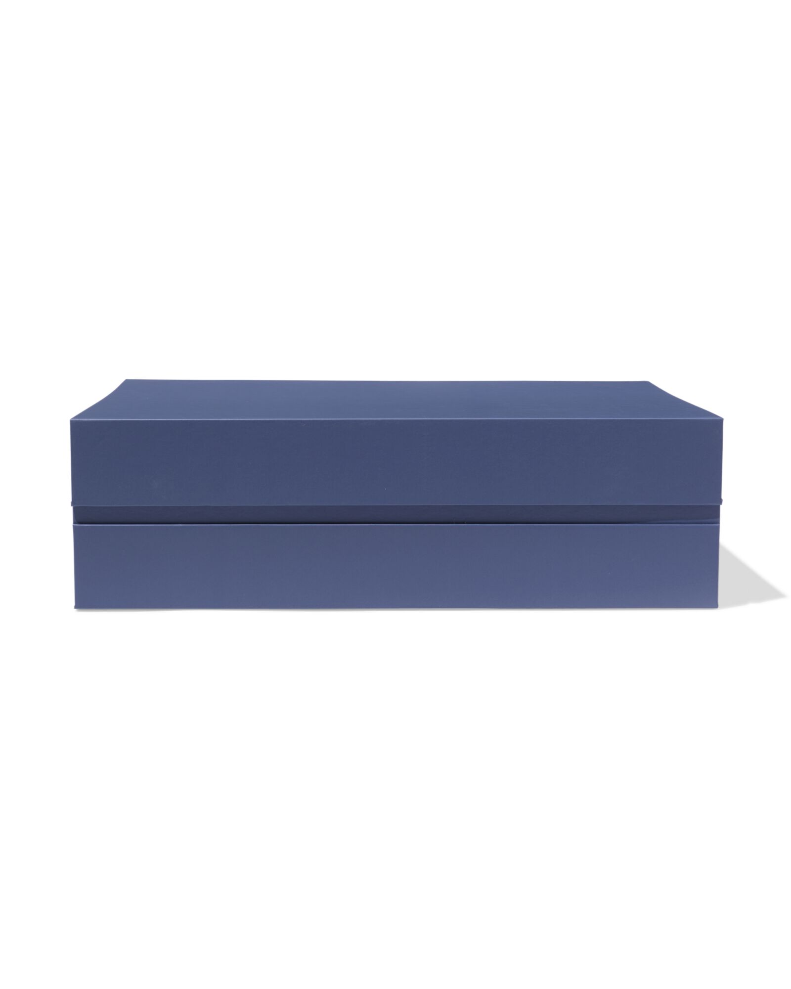 bo&icirc;te avec couvercle magn&eacute;tique carton A4 bleu - 39800041 - HEMA