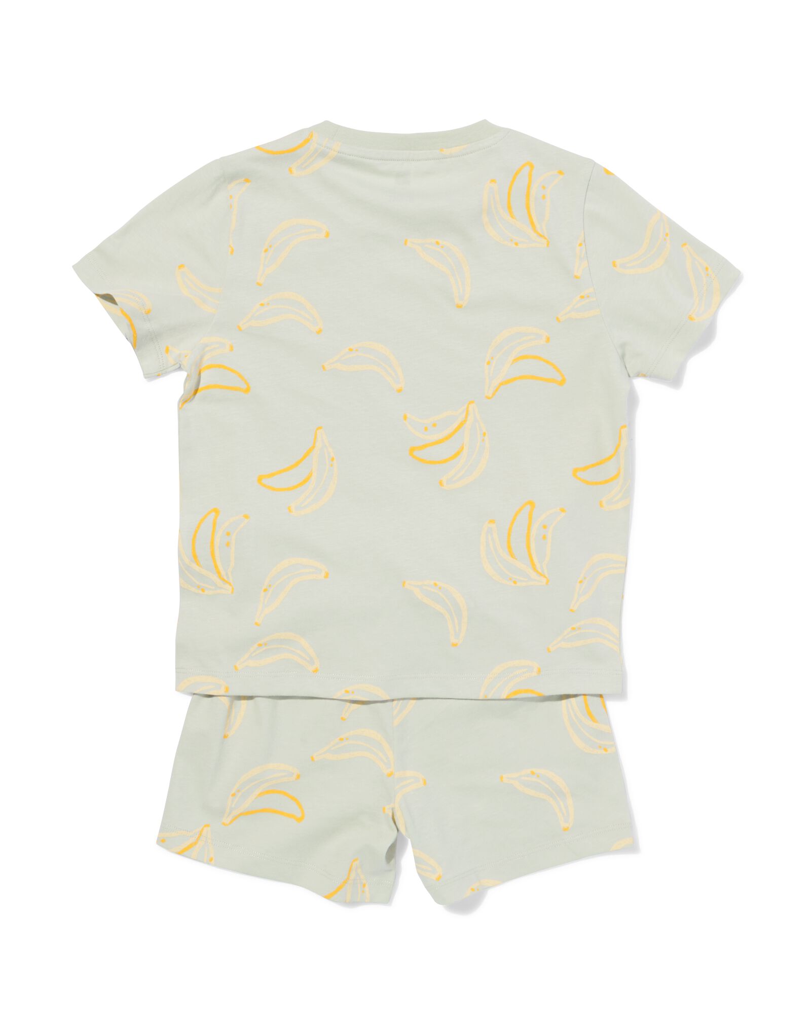 Kinder-Kurz-Pyjama Bananen hellgr&uuml;n 110/116 - 23001963 - HEMA