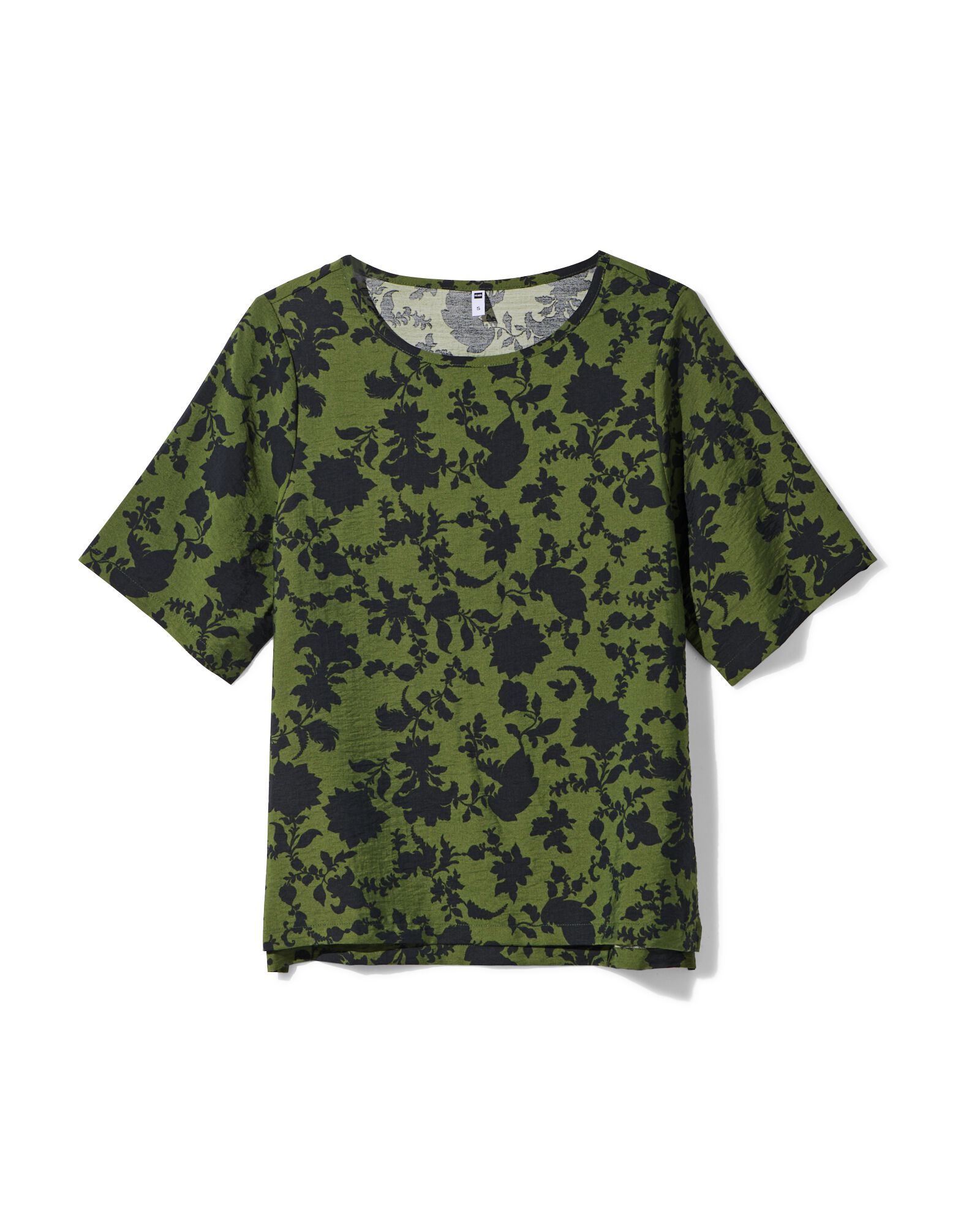 Damen-Top Lara, Bl&auml;tter gr&uuml;n - 36219585GREEN - HEMA