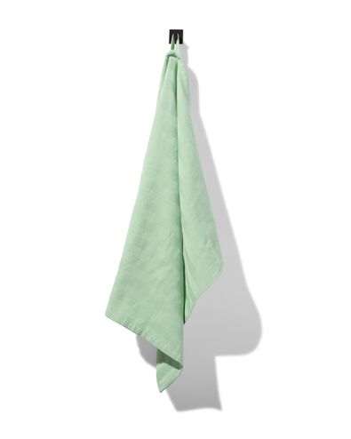 Geschirrtuch 65 x 65 cm Baumwolle mittelgr&uuml;n - 5400096 - HEMA