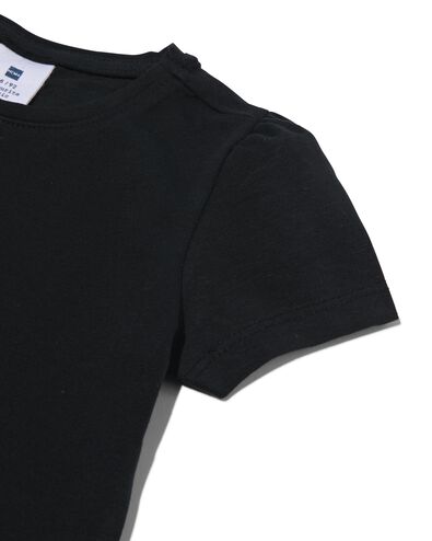Kinder-T-Shirt schwarz schwarz - 1000018007 - HEMA