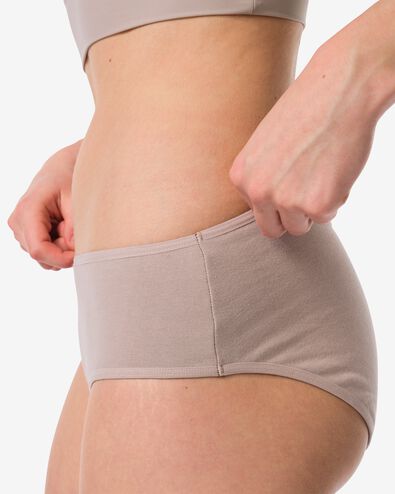 Culotte d'incontinence en coton pour l&eacute;g&egrave;res fuites urinaires beige beige - 19640665BEIGE - HEMA