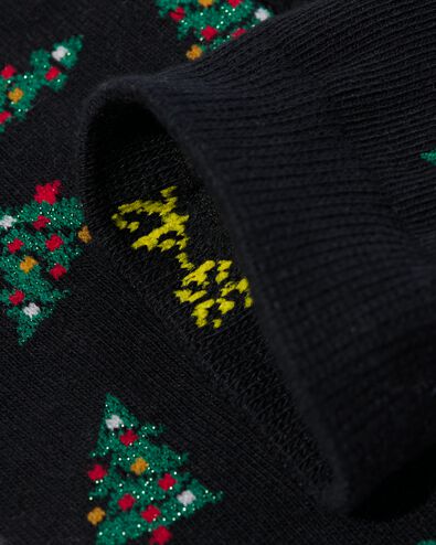 chaussettes femme avec coton noir noir - 4290505BLACK - HEMA