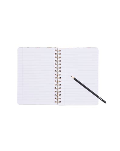carnet de notes c&oelig;ur avec spirale - 14106003 - HEMA
