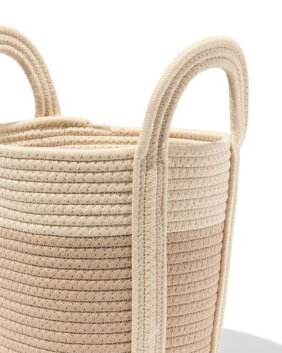 Korb 25 x 30 cm, Seil, beige - 39800046 - HEMA