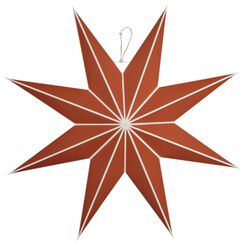 étoile de noël en papier Ø70cm terracotta - 25104340 - HEMA