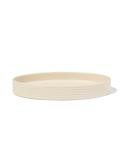dessous de bougie ⌀30cm c&eacute;ramique ovale blanc - 13325057 - HEMA