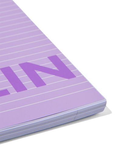 cahiers lilas A4 lign&eacute;s - lot de 3 - 14120213 - HEMA