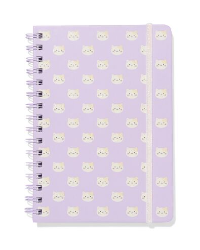 Notizbuch A5, liniert Katzen - 14102202 - HEMA