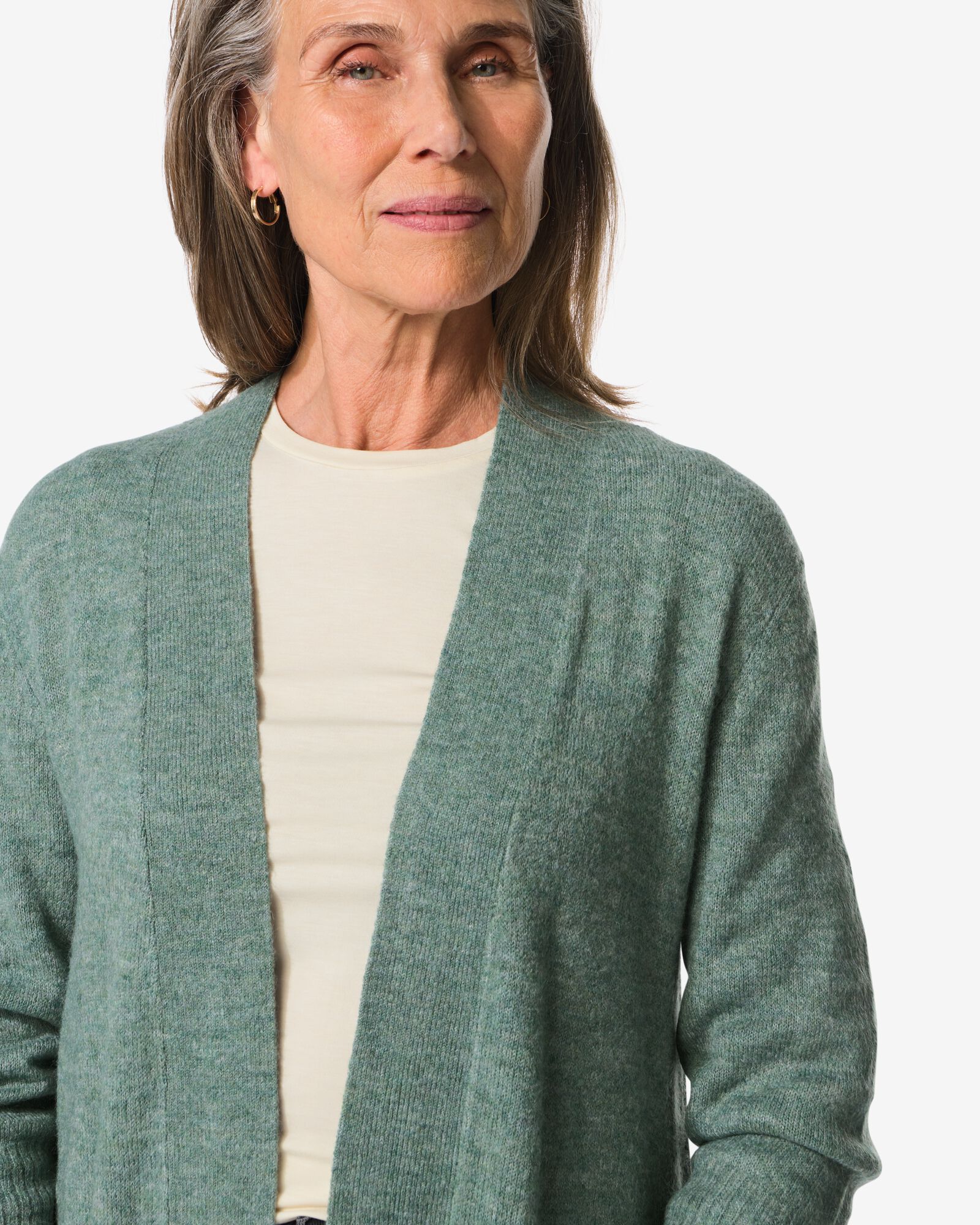 damesvest Lana groen - 36301160GREEN - HEMA