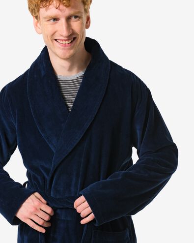 badjas velours - 23657312 - HEMA