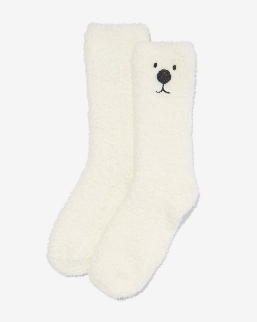 chaussettes fluffy ours pointure 36-41 - 61110267 - HEMA