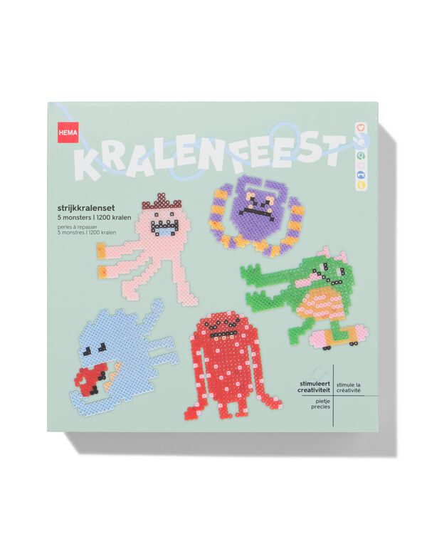 strijkkralenset monsters - 15900413 - HEMA
