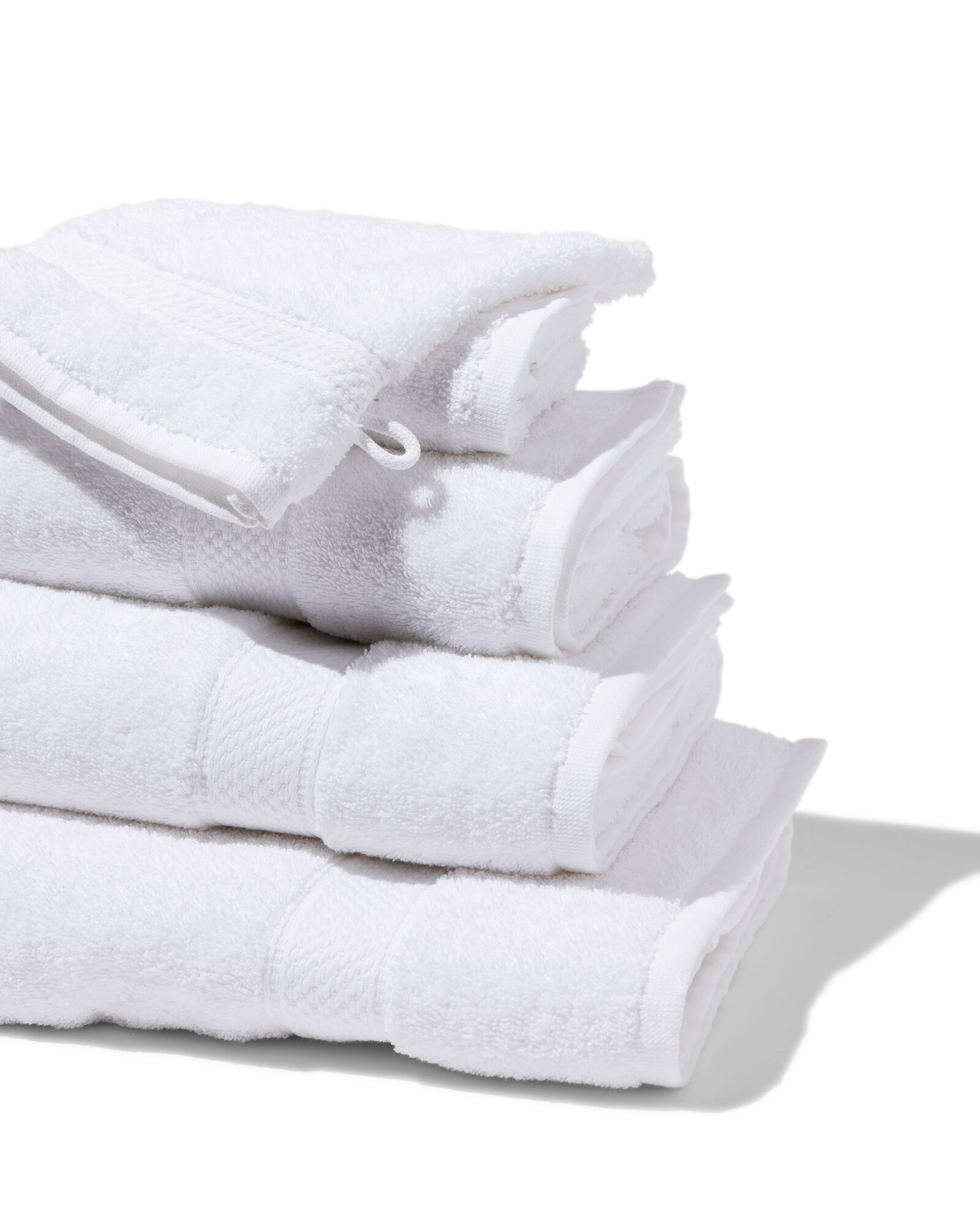 baddoek zware kwaliteit 70 x 140 - wit - 5214600 - HEMA