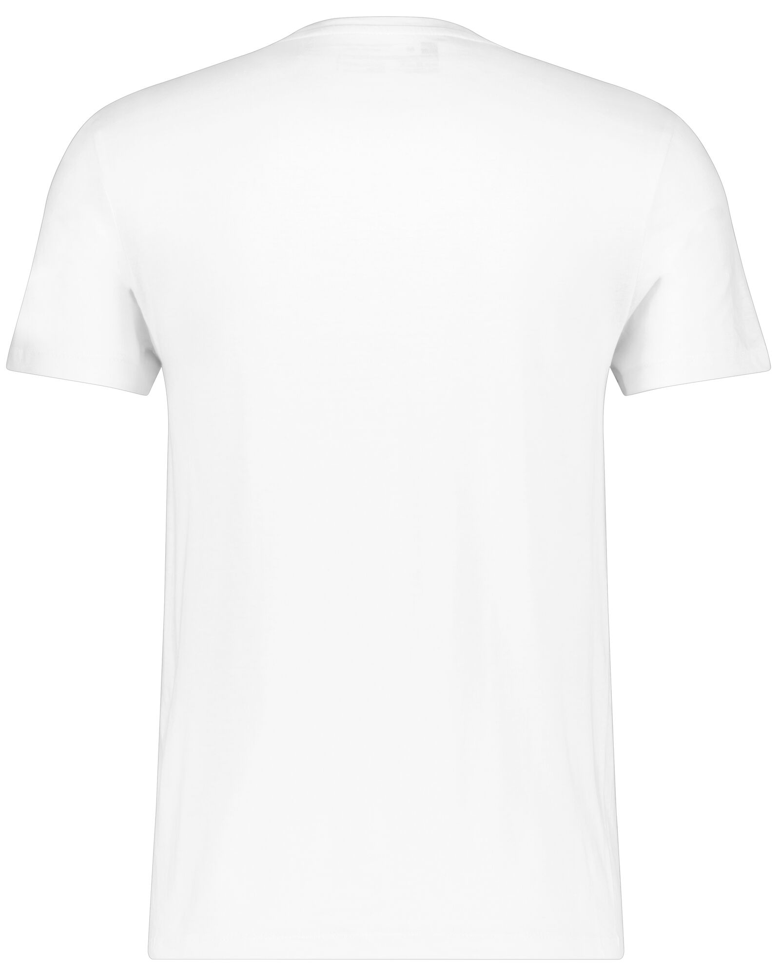 2 t-shirts homme regular fit col rond blanc XXL - 34277027 - HEMA