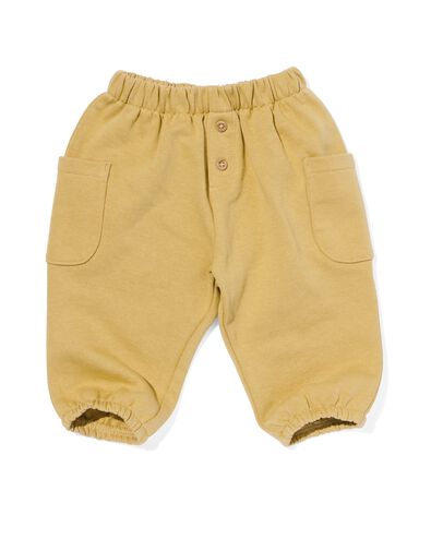 pantalon sweat bébé ocre 62 - 33199141 - HEMA