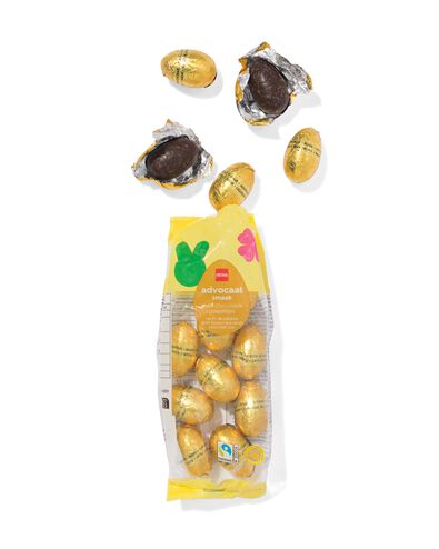 oeufs en chocolat noir saveur liqueur aux oeufs 175g - 24202201 - HEMA
