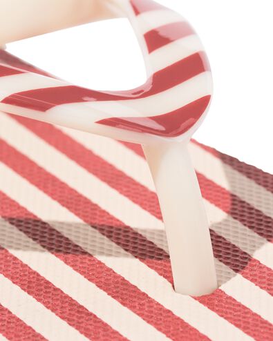 Takkie kinderslippers strepen gebroken wit gebroken wit - 18400410OFFWHITE - HEMA