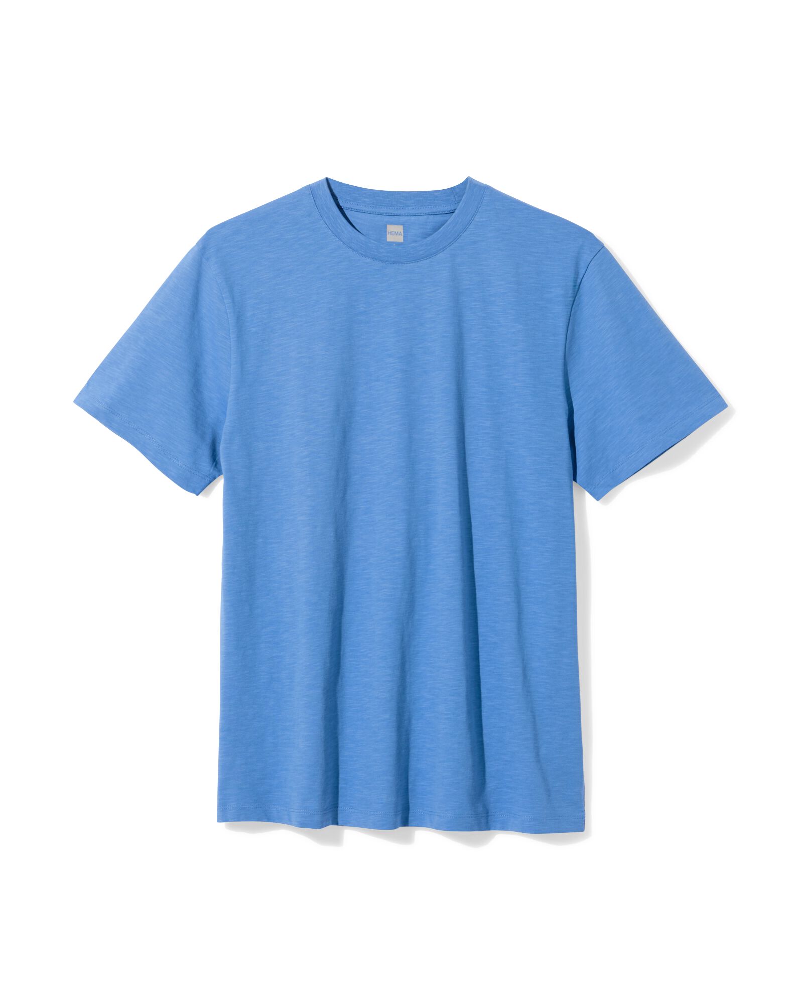 t-shirt homme Jaap textur&eacute; bleu clair bleu clair - 2178830LIGHTBLUE - HEMA
