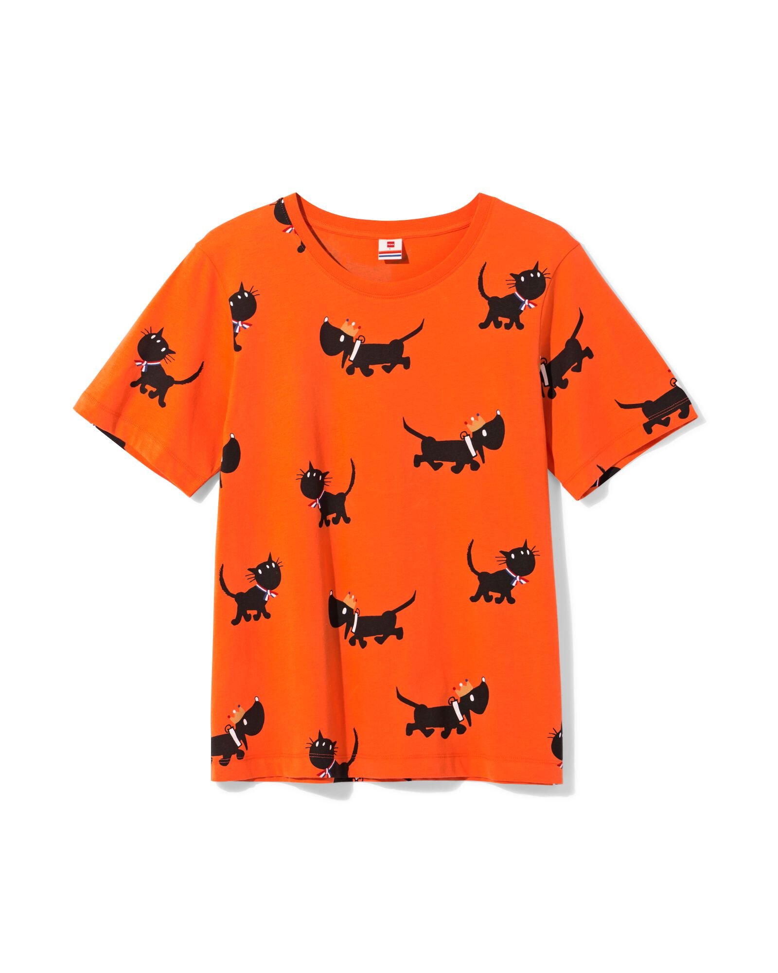 Takkie dames T-shirt jersey WK oranje oranje - 36208740ORANGE - HEMA