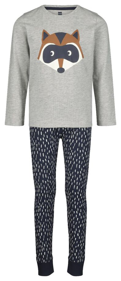 Kinder-Pyjama Waschbär braun braun - 1000020651 - HEMA