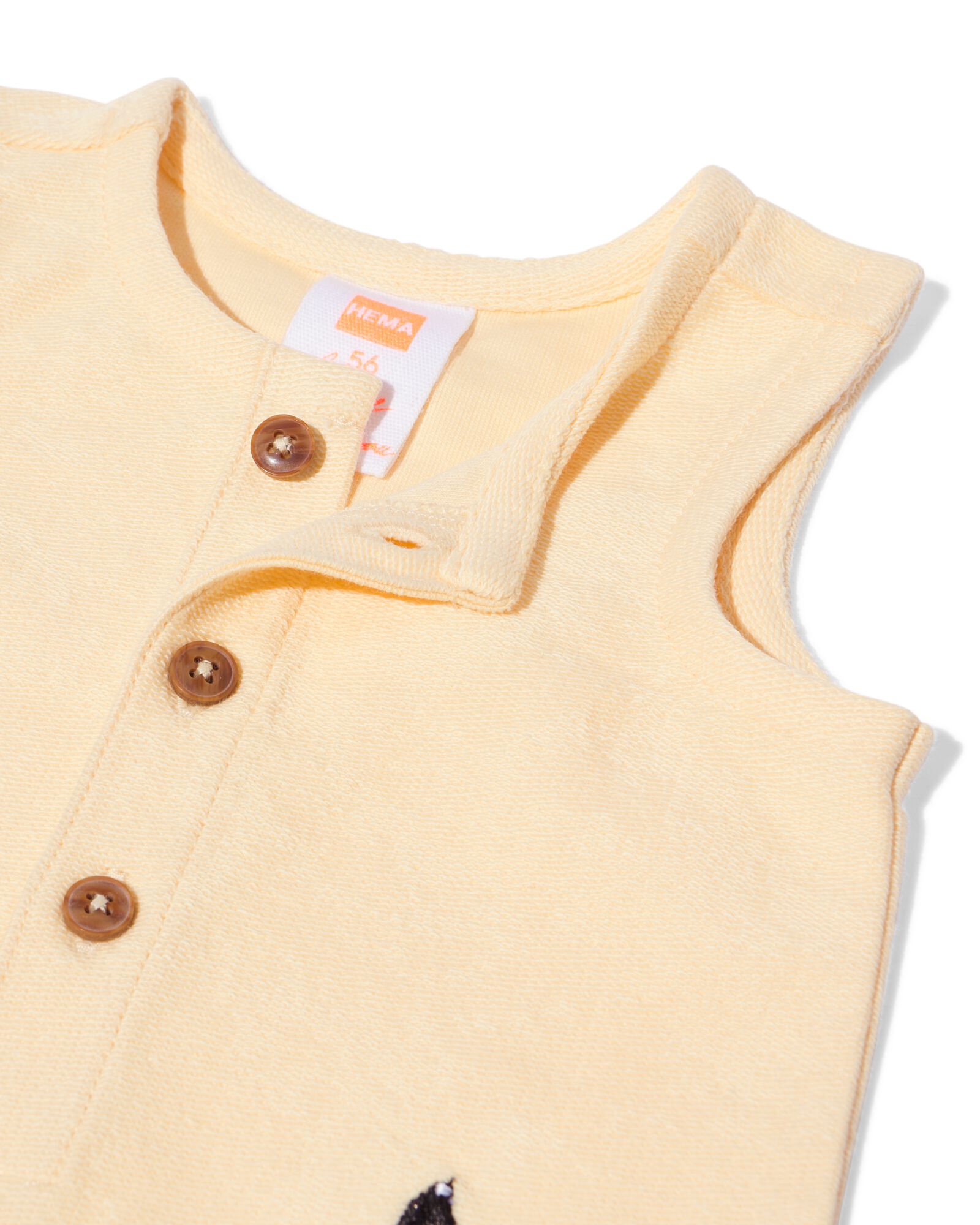 combinaison b&eacute;b&eacute; Takkie et Siepie jersey jaune p&acirc;le jaune p&acirc;le - 33454120LIGHTYELLOW - HEMA