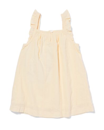 babyjurk A-lijn broderie ecru ecru - 33089970ECRU - HEMA