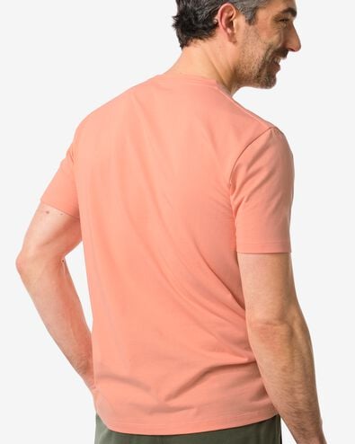 t-shirt homme avec stretch rose rose - 2115201PINK - HEMA