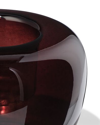 photophore verre r&eacute;tro marron - 13325053 - HEMA