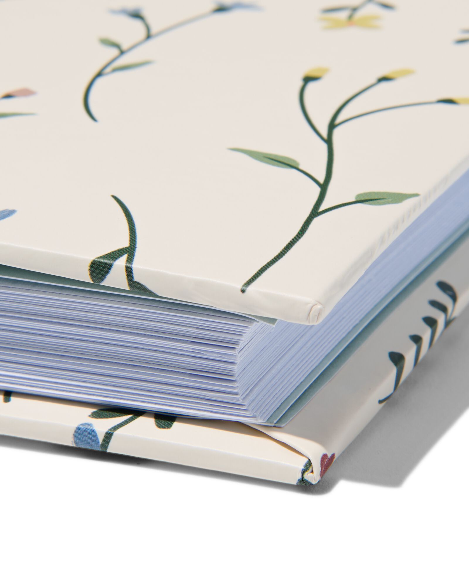 Fotoalbum mit Schleife, 24 x 24.5 cm, Papier, Blumen - 14650218 - HEMA