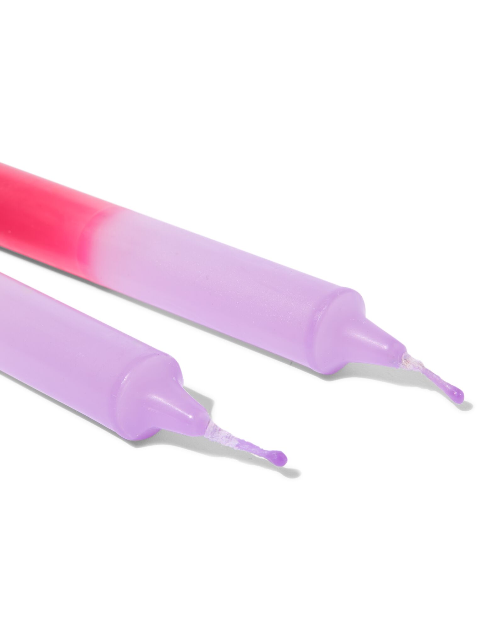 petites bougies longues dip-dye - 2 pi&egrave;ces - 13506102 - HEMA