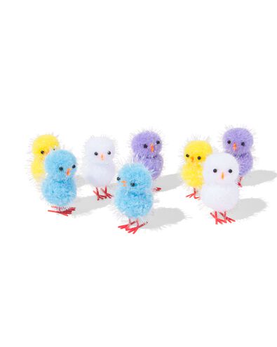 d&eacute;coration de P&acirc;ques poussins paillet&eacute;s - 10 pi&egrave;ces - 25800193 - HEMA