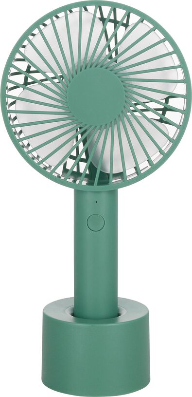 ventilateur &agrave; main USB &Oslash;10cm vert mat - 80060014 - HEMA