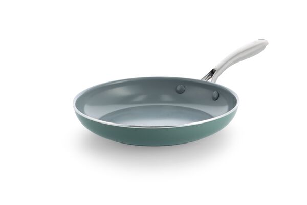 BK pan &Oslash;24cm keramisch PFAS-vrij groen - 80190228 - HEMA