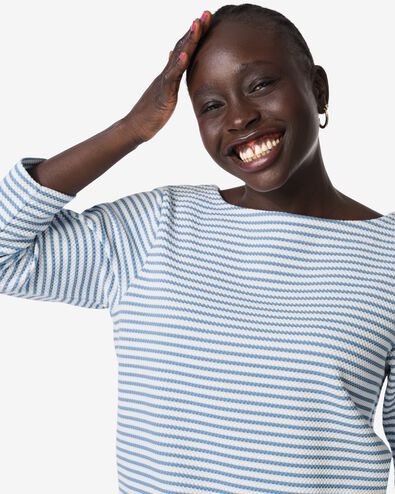 damesshirt Kacey lichtblauw lichtblauw - 36300275LIGHTBLUE - HEMA