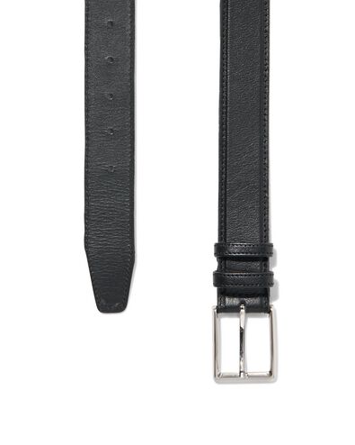 Herren-Ledergürtel schwarz - 1000030269 - HEMA