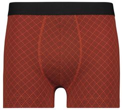 Herren-Boxershorts, kurz, Baumwolle/Elasthan, grafisches Muster rot rot - 1000026743 - HEMA