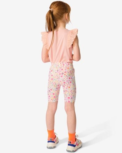 2er-Pack kurze Kinder-Leggings, gerippt rosa 86/92 - 30866040 - HEMA