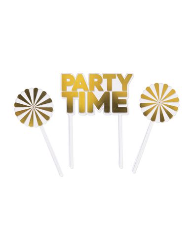 Wiederverwendbarer Tortenaufleger 'Party Time' - 14250165 - HEMA