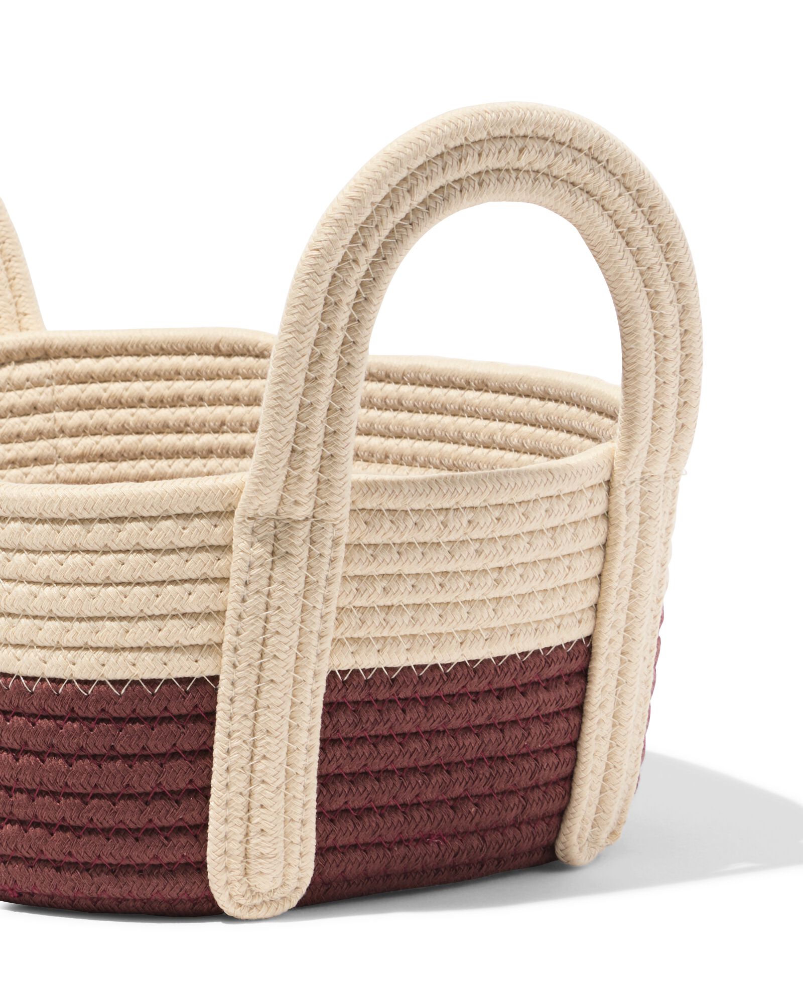 mand 34x13cm touw beige - 39800047 - HEMA