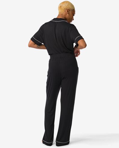 pantalon de pyjama femme viscose noir L - 23430223 - HEMA