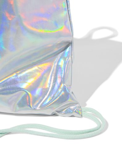 sac de gym avec cordon de serrage 42 x 36 cm iris&eacute;  - 14540284 - HEMA