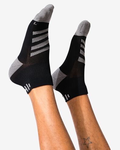 chaussettes de randonn&eacute;e - 2 paires noir noir - 4130010BLACK - HEMA